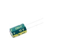 20pcs 10V330UF 6 * 7 10V 330UF Low ESR/Impedance High Frequency Aluminum Electrolytic Capacitor Size 6 * 7MM 10V 330UF 20% Electronic devices
