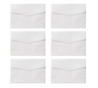 20Pcs 10x7CM Translucent Glassine Envelopes Blank White Paper Envelope for Wedding Greeting Parties Card Postcards Photos