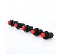 (20pcs) 12mm Self Momentary Or Self-locking Touch On/Off Switch 2 Pins Push Button Switch IDGTTLDF(Red,Momentary)