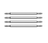 20PCS 12mm to 28mm Length Sturdy Steel Watch Pins, Silver Spring Strap Link Bar for Metalworking(1.8MM*18MM)