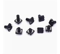 20pcs 12x12mm PCB Momentary Tactile Tact Push Button Switch DIP 4pin 12x12x4.3/5/6/7/8/9/10/12mm(12x12x10mm)
