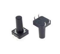 20PCS 12X12x18mm 4PIN dip TACT push button switch key power tactile switches 12x12x18 12 * 12 * 18MM Light touch IDGTTLDF