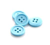20Pcs 15-25mm Round Resin Buttons - Tiny Sewing Buttons for Garment Apparel,Color 3,11mm