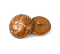 20Pcs 15-25mm, Vintage Round Plastic Imitation Leather Buttons, Suitable for Coats, Jackets and DIY Sewing,15mm