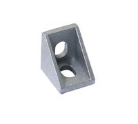 20pcs 1515 2020 3030 Series Angle L Bracket Connector Fastener Connector For 15S 20S 30S Aluminum Extrusion Profile(Silver,2028)