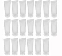 20PCS 15ml/20ml/30ml/50ml/100ml Clear Empty Refillable Plastic Soft Tubes Cosmetic Sample Bottles Jars Makeup Travel Containers For Lip Balms Lip Gloss Shampoo Shower Gel Body Lotion (15ml)