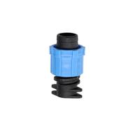 20pcs 16mm 5/8 "Drip Irrigation with Elbow Tee End Plug Threaded Locking Connector Garden Agricultural Water Saving(C-20PCS)
