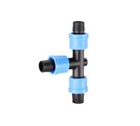 20pcs 16mm 5/8 "Drip Irrigation with Elbow Tee End Plug Threaded Locking Connector Garden Agricultural Water Saving(D-20PCS)