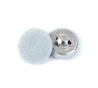 20pcs 18-28mm Colorful Covered Shank Button DIY Coat Jacket Windbreaker Bag Buckle Sewing Accessories, Light Blue, 23mm