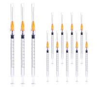 20pcs 1ml/cc 25G-25mm tip, single use luer-lock independent packaging, easy to use (20 pack)