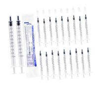 20PCS 1ml Colostrum Collection Kit, Harvesting Plastic Syringe No Needle Sterile for Refilling and Measuring Liquids Scientific Labs Plant Watering Pet Feeding Glue Applicator