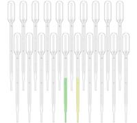 20Pcs 1ml Pipette,Pipette Dropper,Pipettes,Plastic Pipettes,Dropper,for Transfering Water,Perfume,Oils,Essential,Liquid,Makeup Tool,Lab