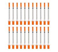 20Pcs 1ml Syringes, Suitable for Liquid Packaging, Scientific Laboratories, Epoxy Resins, Crafts and Pet Feeding