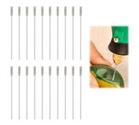 20Pcs 1mm Small Diamond Drill Bits for Glass Jewellery, Diamond Coated Solid Bits Needle Gemstone Drill Bit for Jewelry, Agate