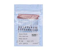 20PCS 1N4732A 1N4732 Silicon Planar Power Zener Diode 1W 4.7V DO-41 (DO-204AL) Axial Diodes 1 Watt 4.7 Volt