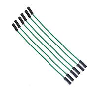 20Pcs 1P 2.54mm Jumper wire line 10/20/30cm Female Male 24AWG Wire test line electronic line (F-F-10CM-green)