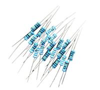 20PCS 1W metal film resistor 1% five-color ring power resistor 0.1~1M 2 4.7 10R 47 100 220 360 470 1K 2.2K 10K 22K 4.7K 100K ohm(0.36 Ohm)