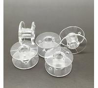 20pcs 2.1cm Clear Plastic Domestic Sewing Machine Bobbins for Brother/Singer/Toyota/Janome