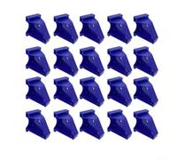 20Pcs 2 in 1 Laminate Flooring Spacers with 1/2 and 1/4 Inch Gaps, ABS Tile Installation Wedges for Wood Vinyl Plank Flooring, Blue