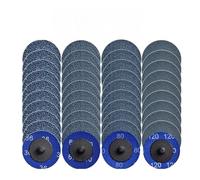 20Pcs 2 Inch Zirconia Quick Change Sanding Discs Roll Lock R-Type Sandpaper Abrasive Disc 50mm 1/4" Holder Paint Rust Removal(20pcs P60 Sand Disc)