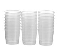 20Pcs 20Ml Transparent Plastic Measuring Cups for Reptile Food and Water - Ideal for Lizard and Gecko Feeding