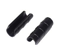 20pcs 22mm Black Rod Clip Plant Greenhouse Hoops Plastic Film Garden Support Frame Grow Row Plant Cover Netting Tunnel Fixed Pipe Clamps