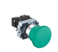 20PCS 22mm instant reset button switch XB2-BA35C ZB2-BA45C flat screw 1NO(XB2-BC31 GREEN)