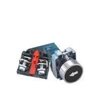 20PCS 22mm Momentary Reset Push Button Switch XB2-BA35C ZB2-BA45C Flat Screws Red/Yellow/Green/Blue/Black 1NO(XB2-BD31 Knob)