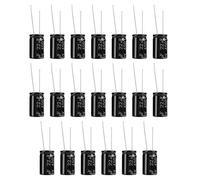 20pcs 22uF 450V Axial Electrolytic Polarized Capacitors with Long Wires Electronic Component Tube Amplifier Component