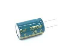 20pcs 25V 2200UF Low ESR/Impedance High Frequency Aluminum Electrolytic Capacitor 25v2200uf Size13*20mm Energy storage elements