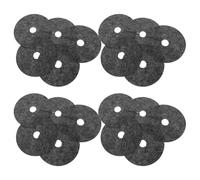 20pcs 28cm round Nonwoven Mulch Mat for Trees Garden Weed Barrier | Breathable Root Aeration, Moisture Support, Tidy Ground Cover, Suitable for Landscaping, Balconies, Planter Pots