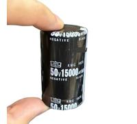 20PCS-2PCS 50V 15000UF 15000UF 50V Electrolytic Capacitor volume 30X50mm(2PCS)