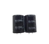 20PCS-2PCS 63v12000uf Electrolytic Capacitor Radial 12000uf 63V 35x50mm Energy storage elements (Size : 2PCS)