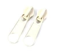 20Pcs 3#/5# Nylon Zipper Slider for Backpack Jacket Sewing,Beige,No.5