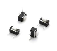 20PCS 3 * 6 * 4.3mm Side Two Foot Button Light Touch Switch 3x6x5.0mm Side Press Button Micr o Switch TS-019B(20PCS 3X6X4.3 H4.3)