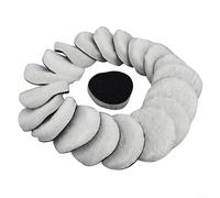 20PCS 3 Inch Wool Polishing Pads Car Buffer Bonnets Waxing Buffing Sanding Plate Set for Vehicles Glass Furniture