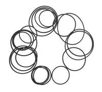 20pcs 30-65mm Folding Length Square Rubber Straps for Disc Recorders and Portable Players 1.2mm Width