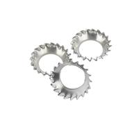20pcs 304 Stainless Steel Cup Washers, Countersunk Washer, Conical Serrated Lock WasherM3 M4 M5 M6 M8 M10(M6)