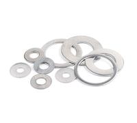 20pcs, 304 stainless steel ultra-thin flat washer, metal washer, flat washer, inner diameter 30mm, outer diameter 42mm, thickness (0.3mm)