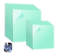 20Pcs 3350 Series Welding Helmet Cover Lens Fits for Lincoln Electric Viking, Inside Outside Helmet Hood Replacement Clear Cover Len 3.7" x 3.5" x .04", 4.5" x 5.25" x .04"