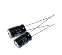 20PCS 35V 220UF 8 * 12mm 220UF 35V 8 * 12 Electrolytic capacitor RUAJOGYNVM