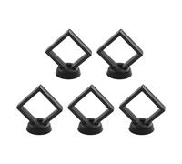 20pcs 3D Floating Jewelry Coin Display Frame Holder Stand Box Clear Ring Pendant Gemstones Case For Earring Necklace Bracelet(Black)