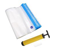 20Pcs 3D Printer Filament Storage Bags, Vacuum Sealed Resealable with Clip Hand Pump, Double Seal Protection for PLA ABS PETG Filament, Compatible with All 0.5kg to 2kg Reels and 1