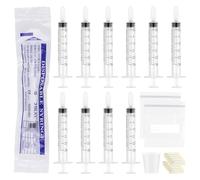 20Pcs 3ml Colostrum Syringes with Caps, Colostrum Collector Kit with 30ml Measuring Cup, 2 Storage Bag and 20 Stickers, for Refilling, Measuring Liquids, Scientific Labs, Plant Watering, Pet Feeding