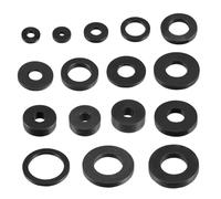 20Pcs 3mm-30mm ID Rubber Grommet Flat Rubber Ring Sealing Gaskets Plumbing Faucet Washers Seal Accessories Hose Gasket(IDxODxT 10x19x3mm)