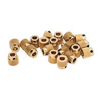 20Pcs 40 Teeth Drive Gear Brass Yellow 3D Printer Replacement Accessories, 11mm x 11mm Compatible with and 1.75mm Filament Printers, Smooth Transmission Small Drive Gear f