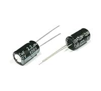 20pcs 400V2.2UF 8x12mm 400v 2.2uf Aluminum Electrolytic Capacitor 2.2uf400v 400v2.2mf 2.2mf400v 400v2.2MFD 400wv 400vdc 2.2mf