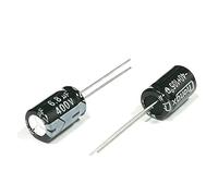 20pcs 400V6.8UF 8x12 Aluminum Electrolytic Capacitor 10x13mm 400v 6.8uf High Frequency Low ESR 400v6.8mf 6.8mf400v 6.8MFD 400vdc (Size : 400v 6.8uf 8x12)