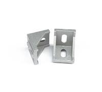 20pcs 4040 Brackets Corner Fitting Angle 40x40 L Connector Bracket Fastener for 4040 Industrial Aluminum Profile Fasten