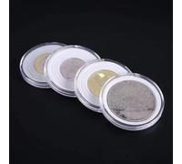 20pcs 45mm Round Coin Storage Capsules Holders with Adjustable Inner Pads for Protecting Collectible Coins Tokens and Badges in Plastic Cases Easy Carry and Organise